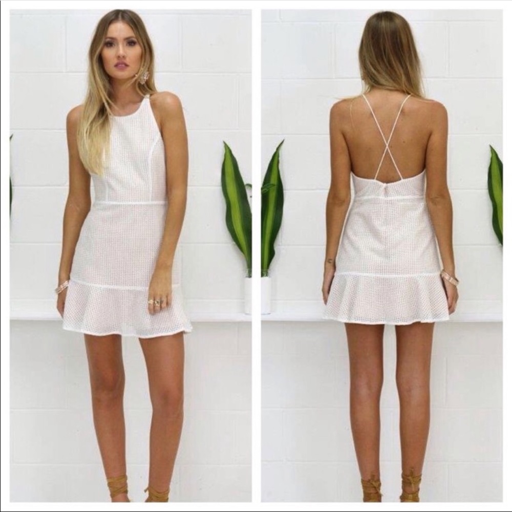 Toby Heart Ginger White Dress - Picture 1 of 3